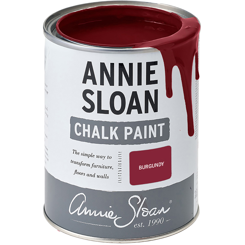 Annie Sloan Burgundy Matt Chalk Paint 1L Image 2