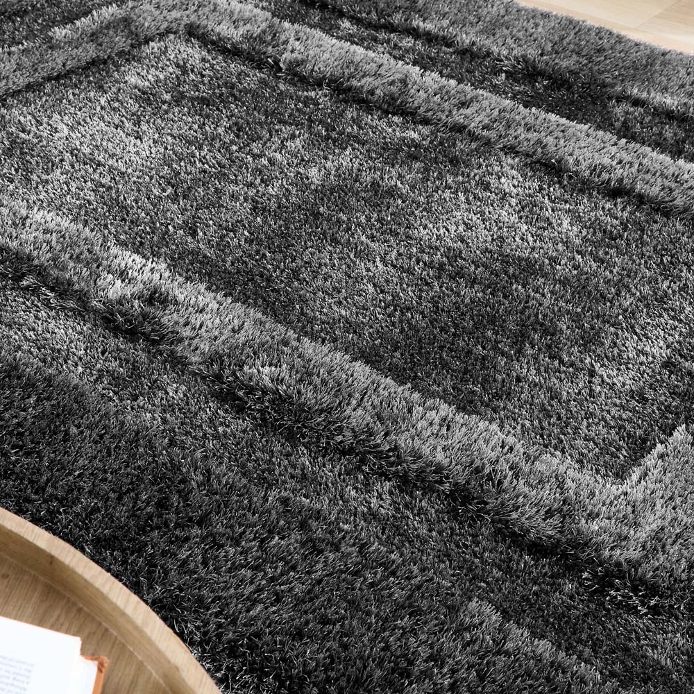 Origins Frame Charcoal Rug 120 x 170cm Image 5