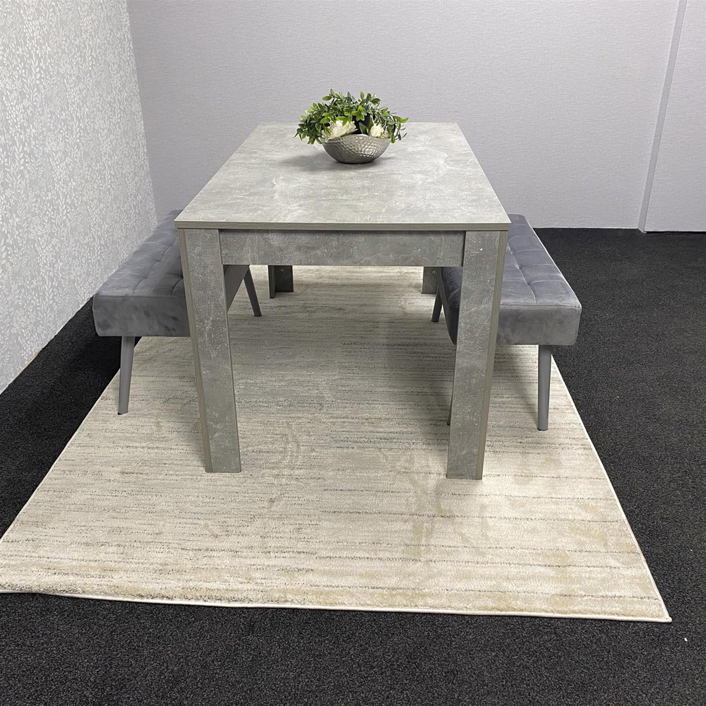 Kosy Koala 4 Seater Stone Dining Set Grey Image 4