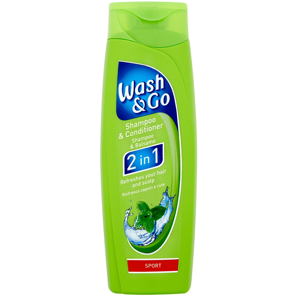 Wash & Go 2 in 1 Sport Shampoo and Conditioner Image