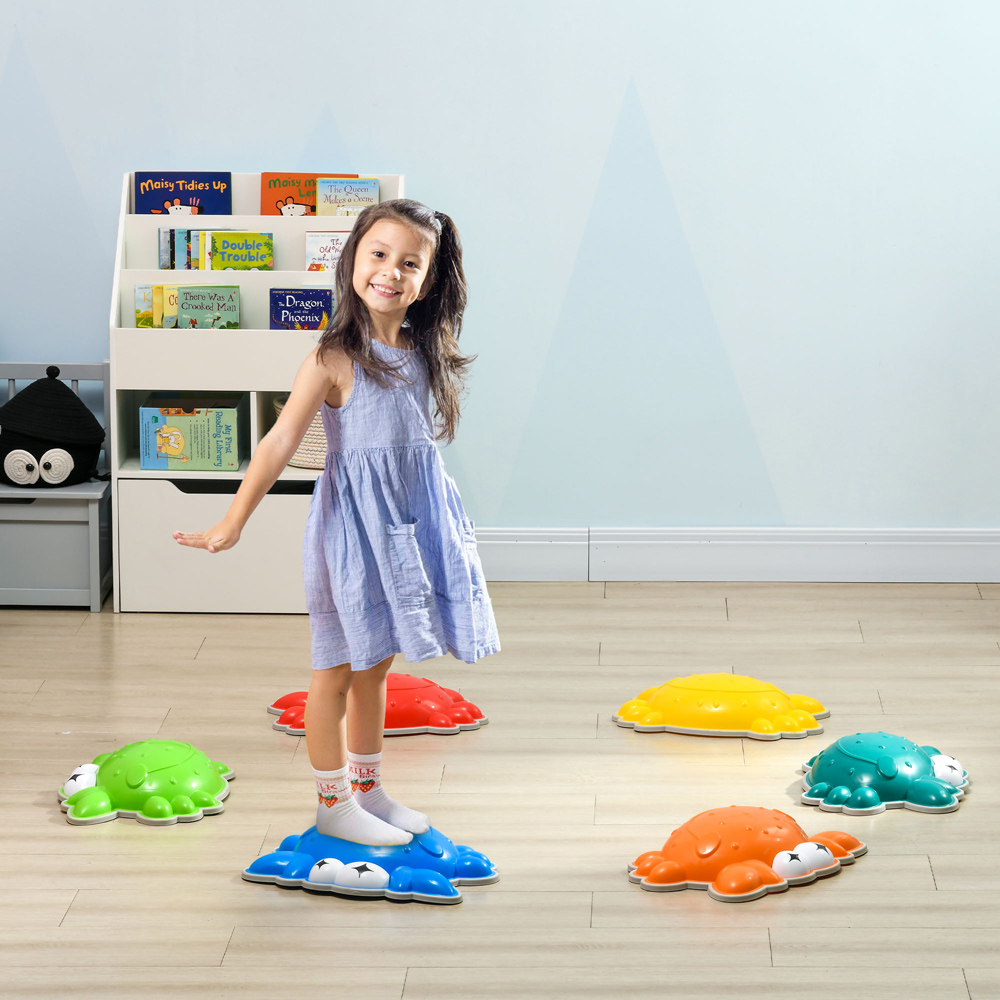 ZONEKIZ 6 Piece Crab Shaped Stepping Stone Image 2