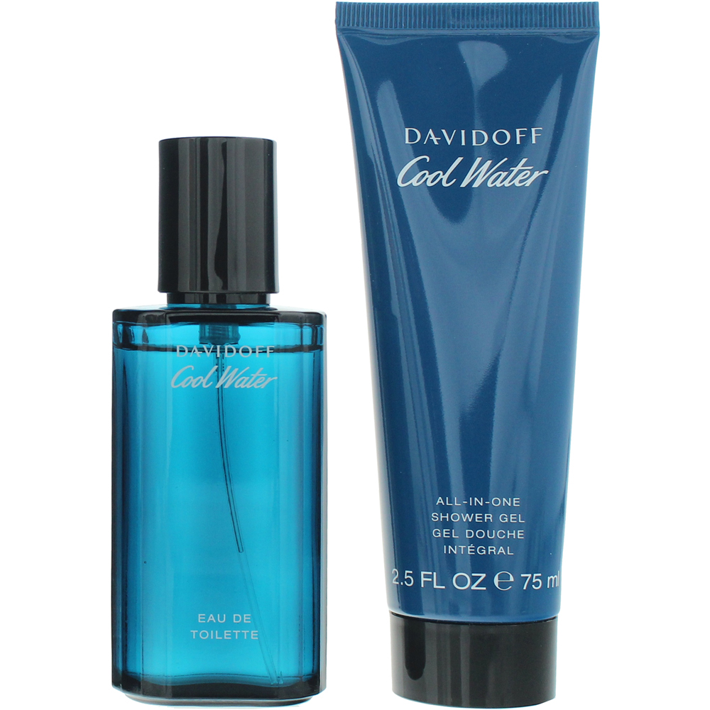 Davidoff Cool Water For Him Shower Gel and Eau de Toilette 40ml Gift Set Image 2