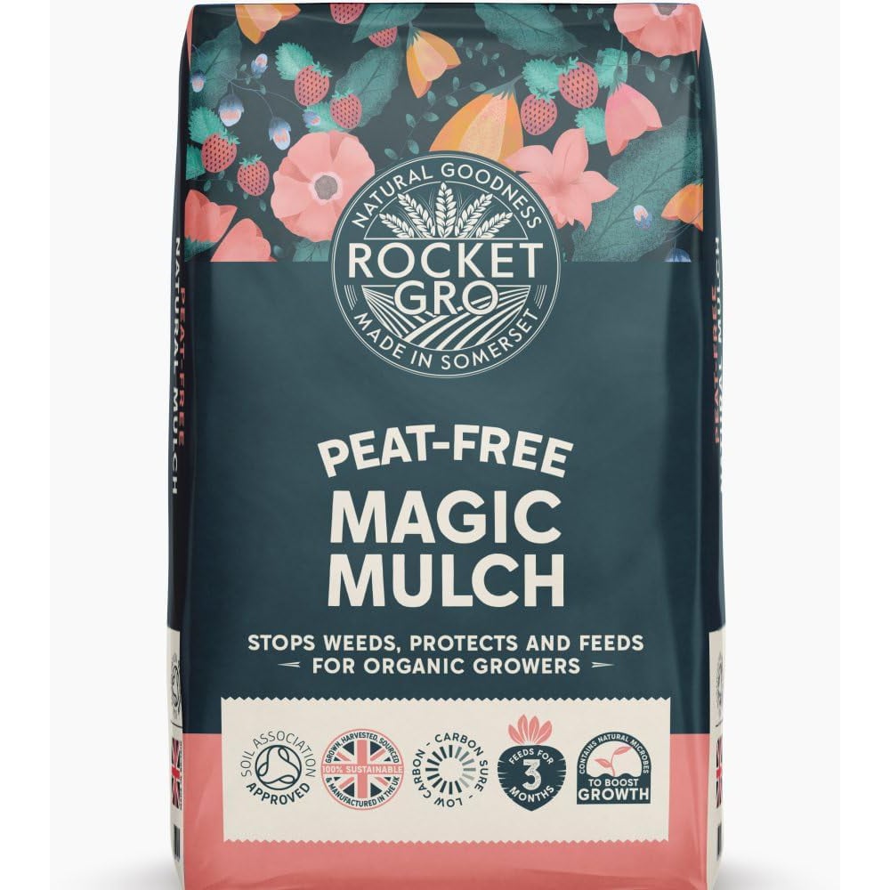 Thompson and Morgan RocketGro Magic Mulch 50L 2 Pack Image 2
