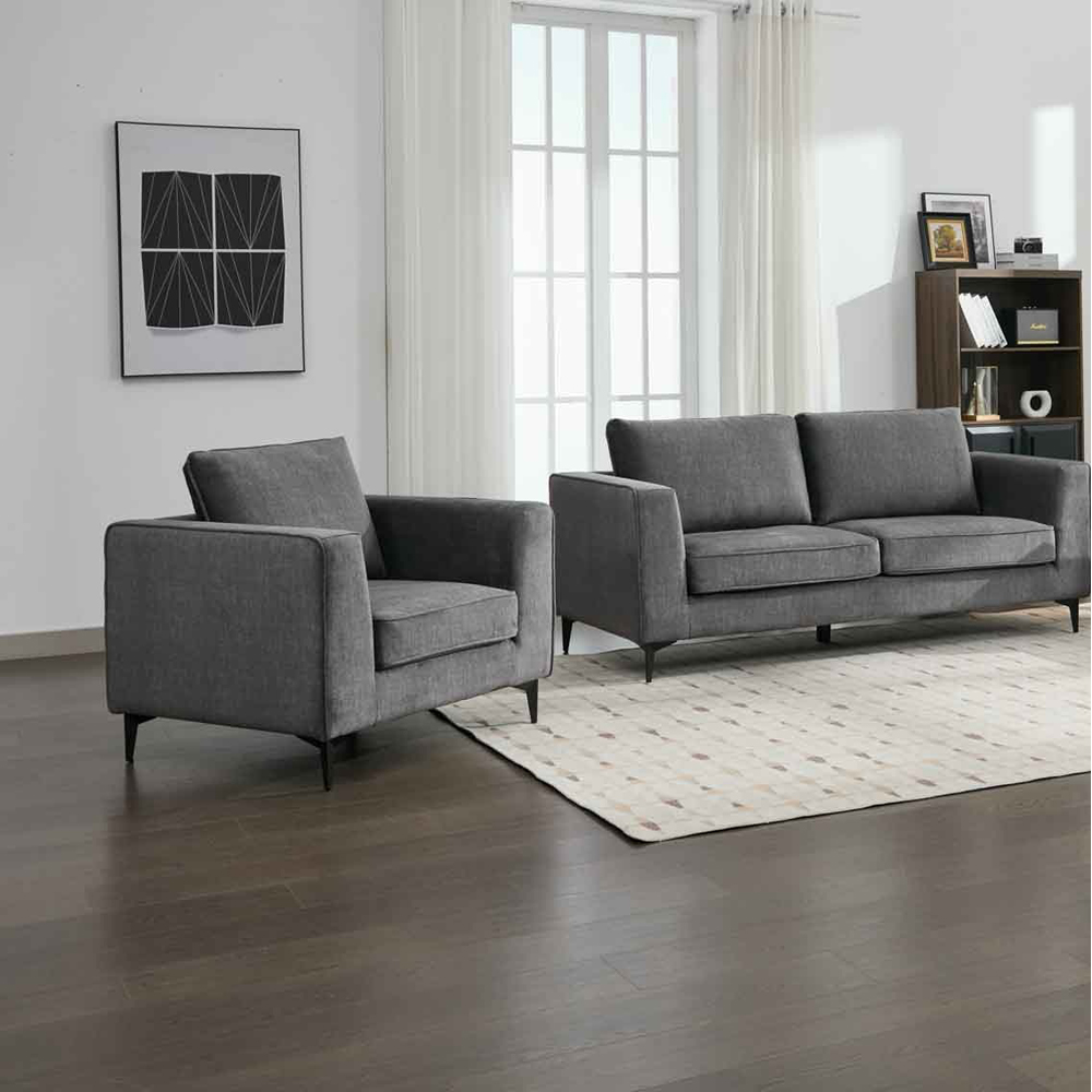 Brooklyn Graphite Grey Accent Chair Image 3