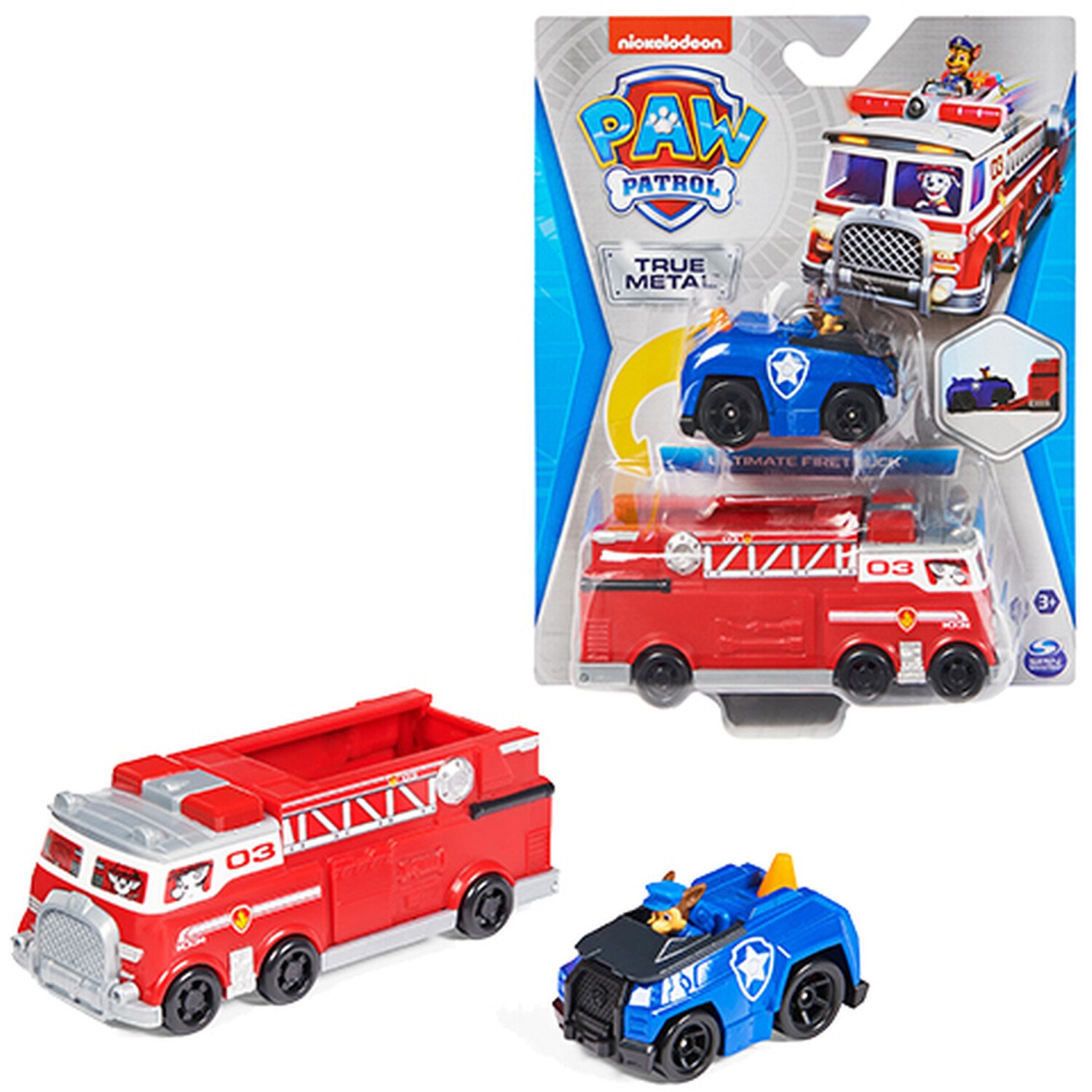 Paw Patrol True Metal Fire Truck Image 1