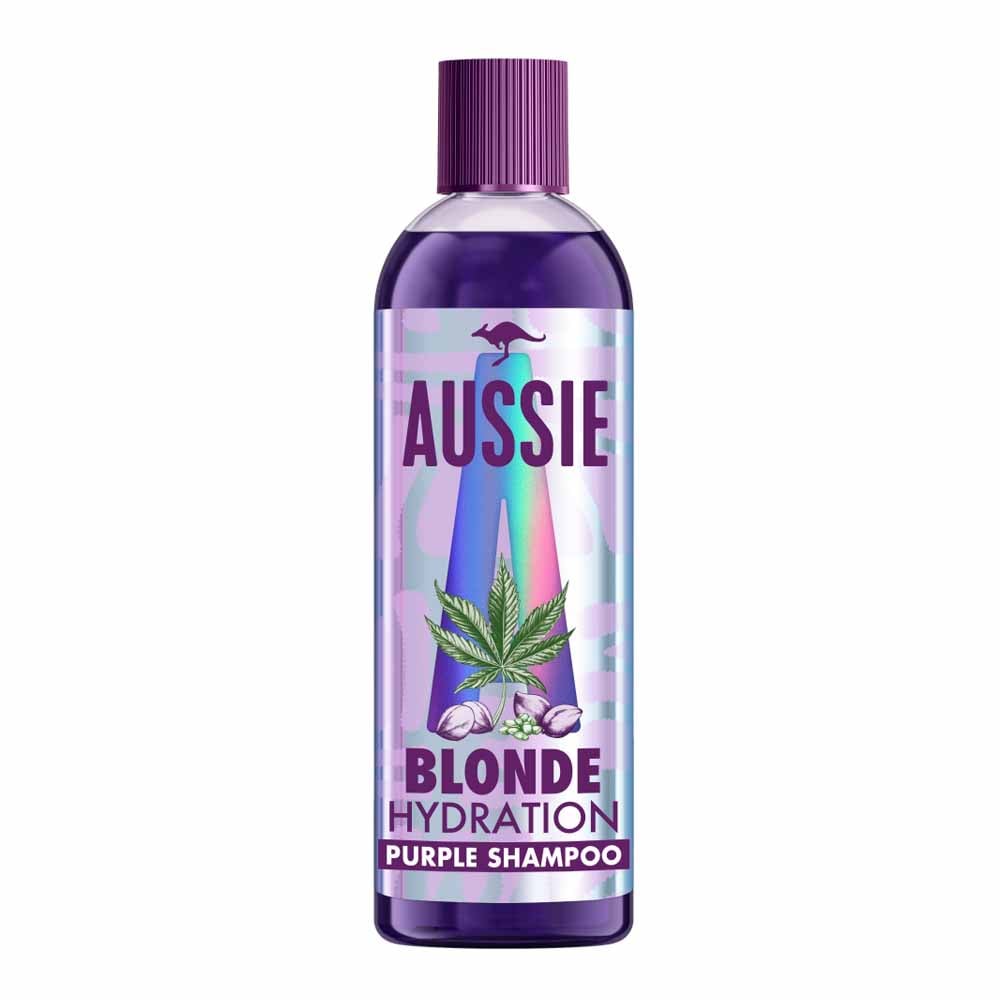 Aussie Blonde Hydration Purple Shampoo Case of 6 x 290ml Image 2