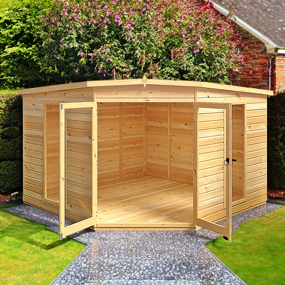 Shire Barclay 10 x 10ft Double Door Traditional Summerhouse Image 2