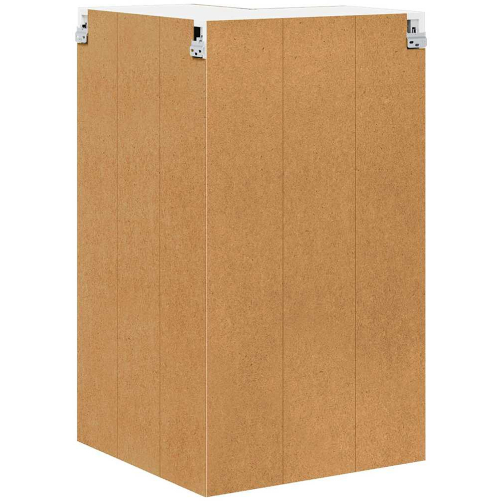 vidaXL 2 Door Smoked Oak Kitchen Wall Corner Cabinet Image 7