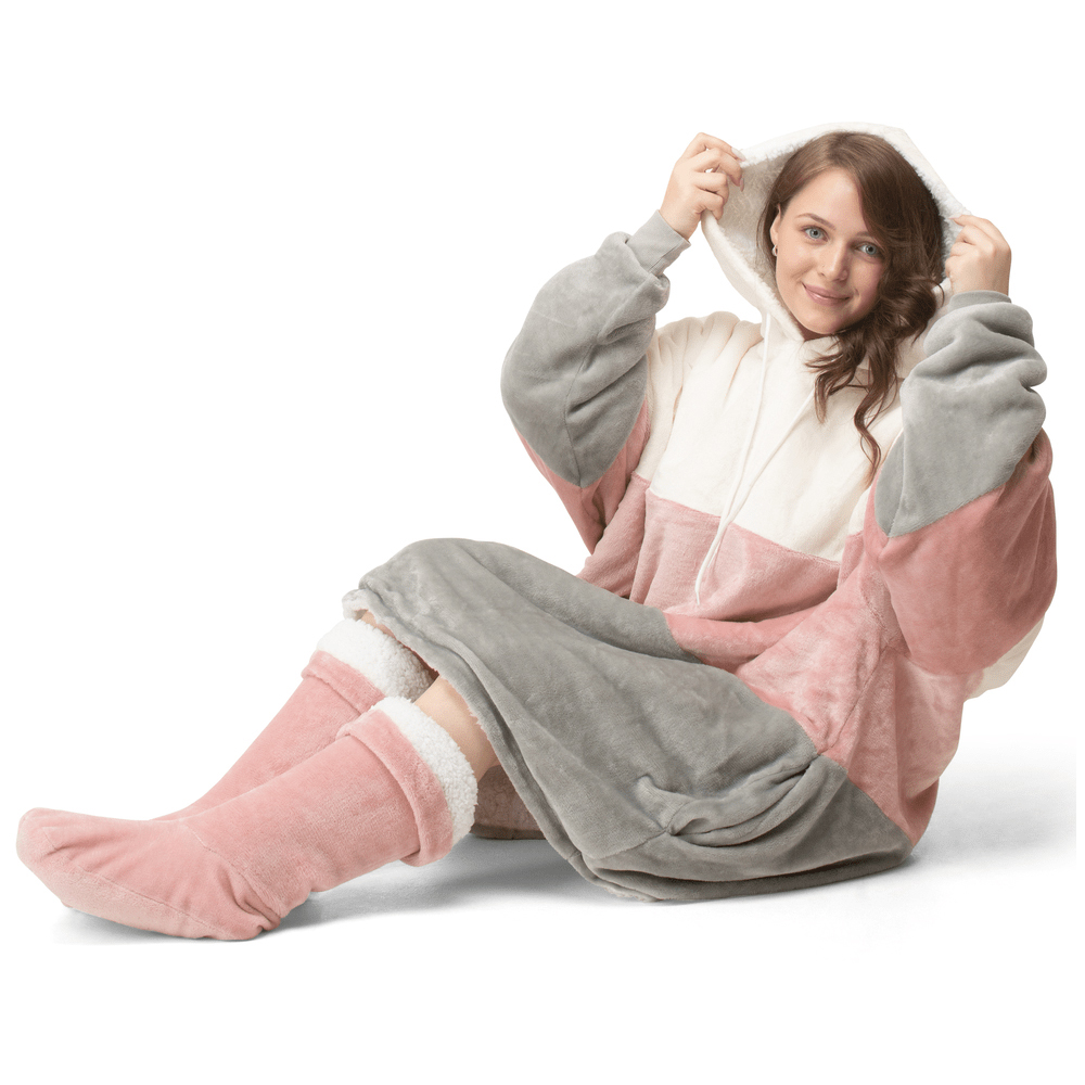 Velosso Hoodie Oversize Colourblock Image 2