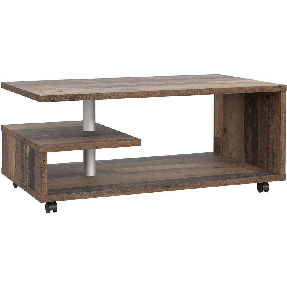 Florence Bailey Old Vintage Wood Coffee Table Image 2