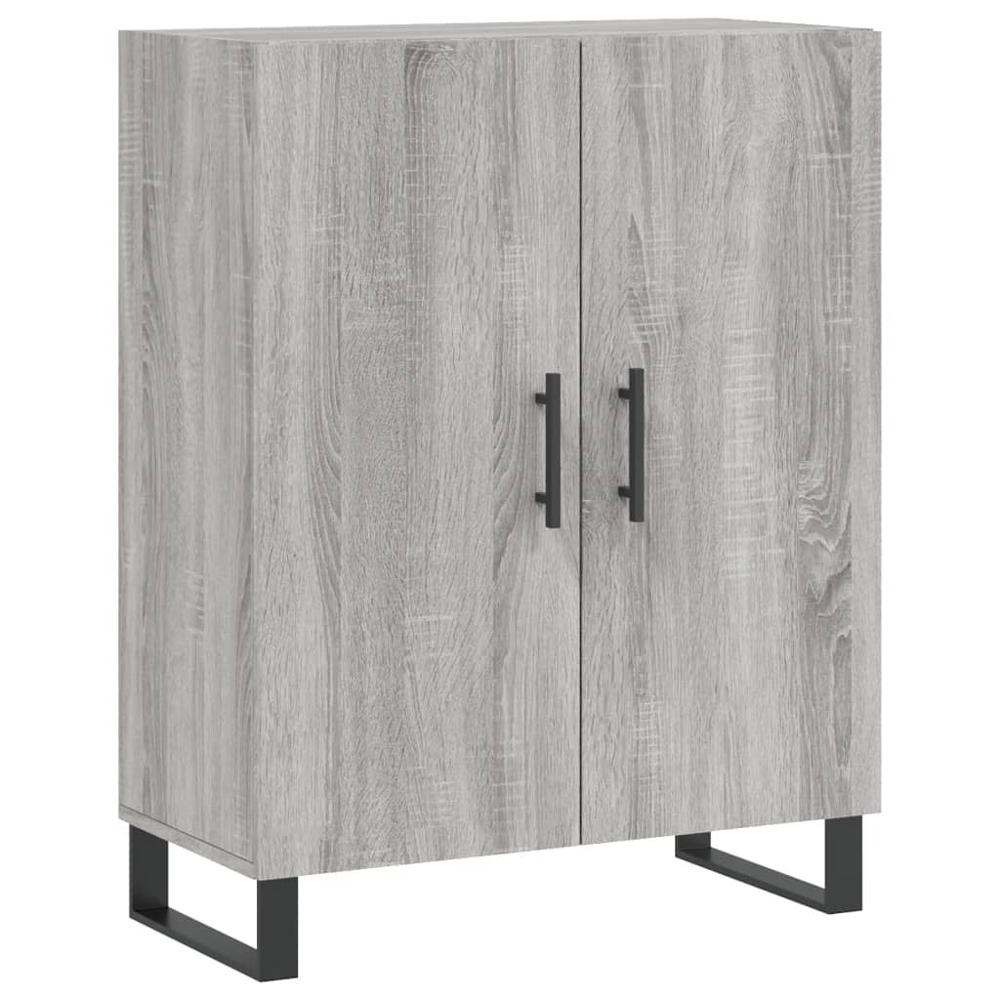vidaXL 2 Door 3 Shelf Grey Sonoma Highboard Image 7