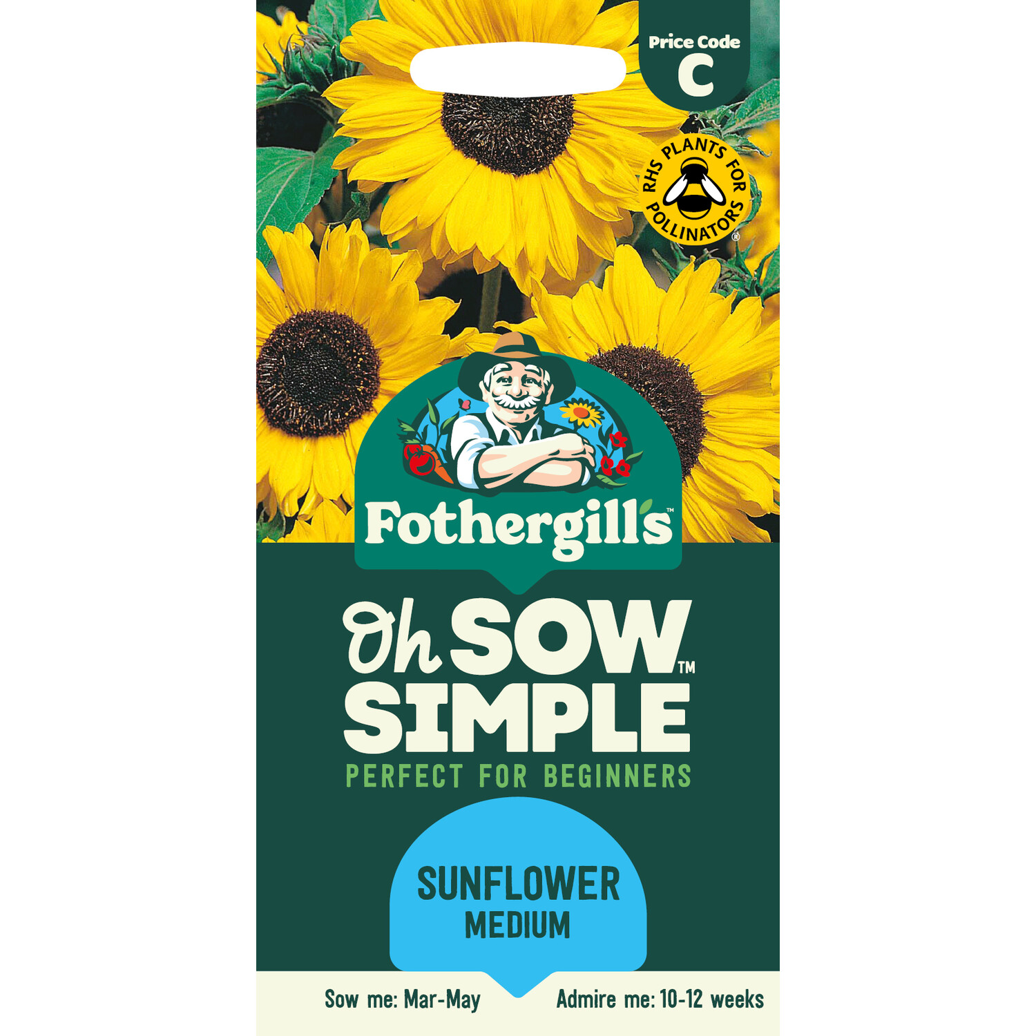Sunflower Medium Flower Seeds Image 1