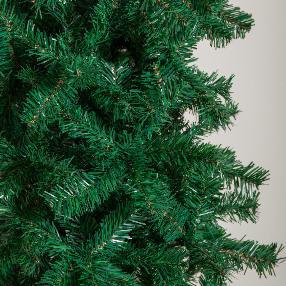 Samuel Alexander Single Door Plain Green Flat Top Christmas Tree Arch with 2000 Tips 8ft Image 4