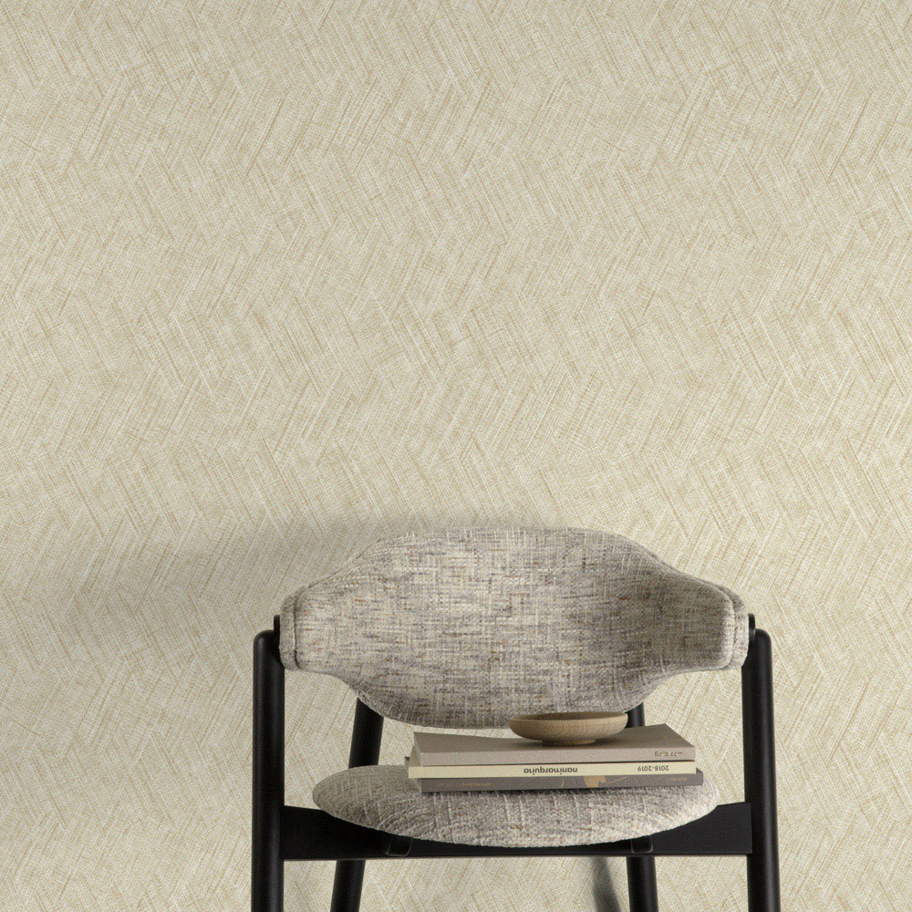 Grandeco Yuno Neutral Cream Wallpaper Image 4