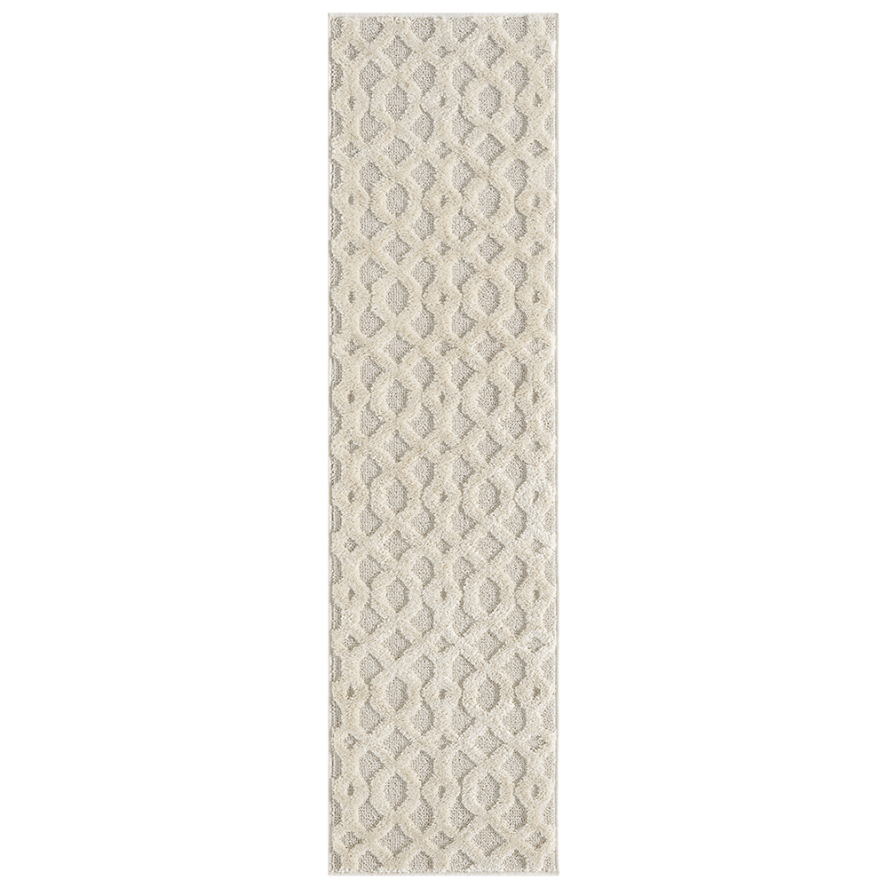 Desire Rugs Isabella Cream Embossed Imperial Trellis Rug 120 x 170cm Image 6