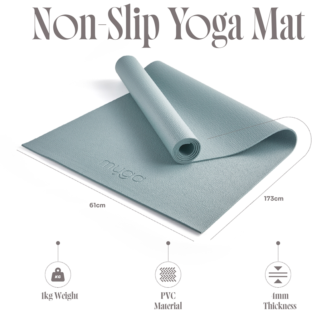 Myga Teal Entry Level Yoga Mat Image 5
