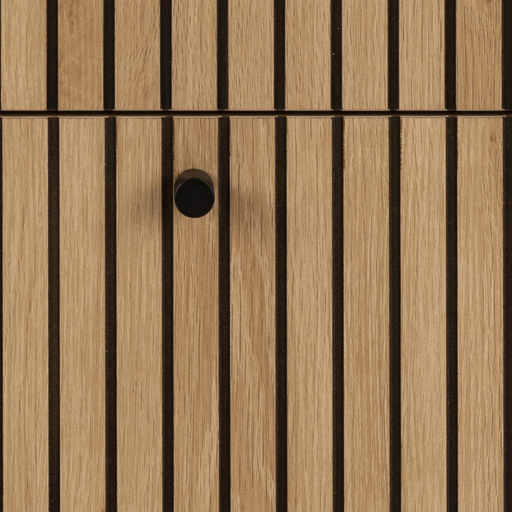 Florence Albany 3 Drawer Oak Chest of Drawers Image 7