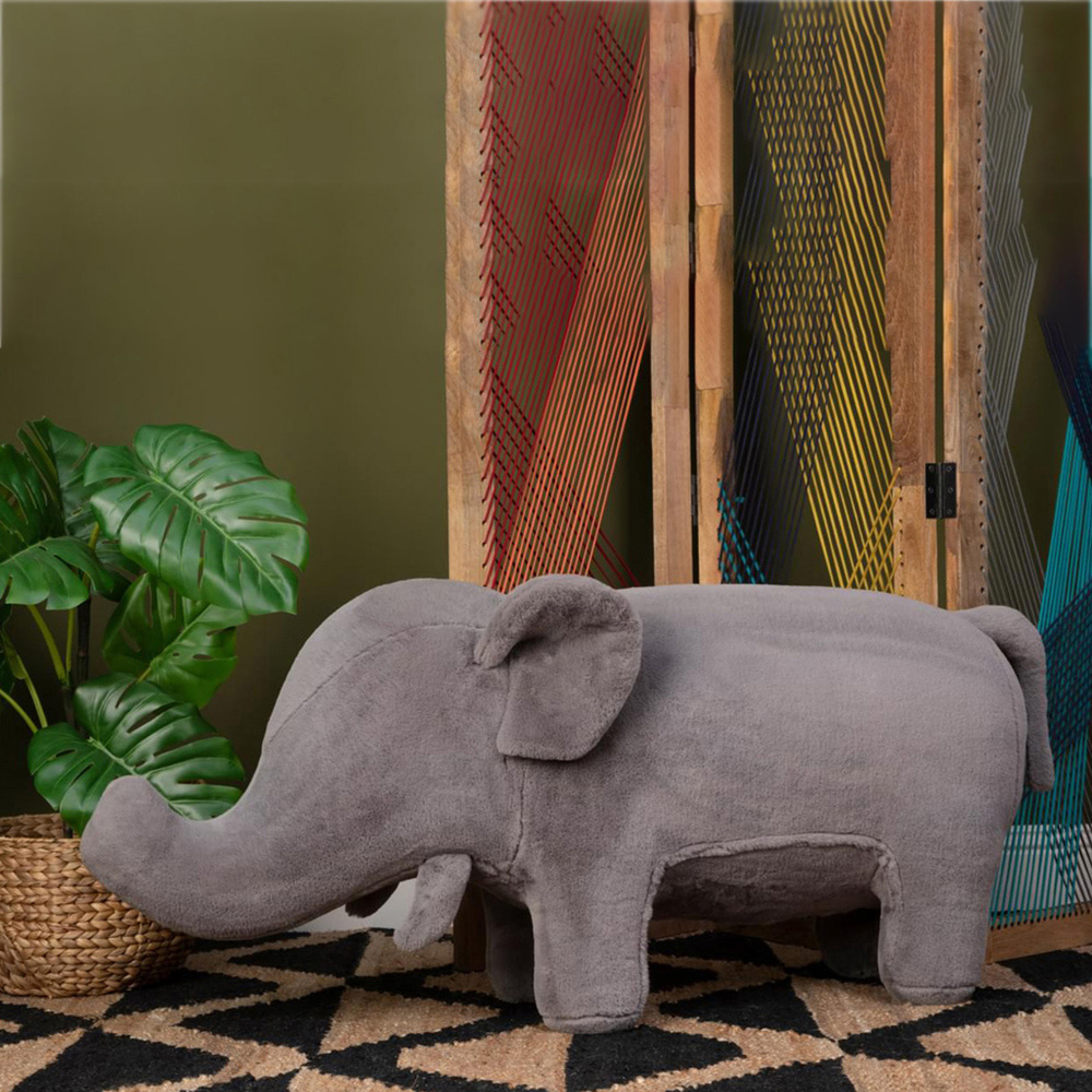 Premier Housewares Elephant Grey Animal Chair Image 4