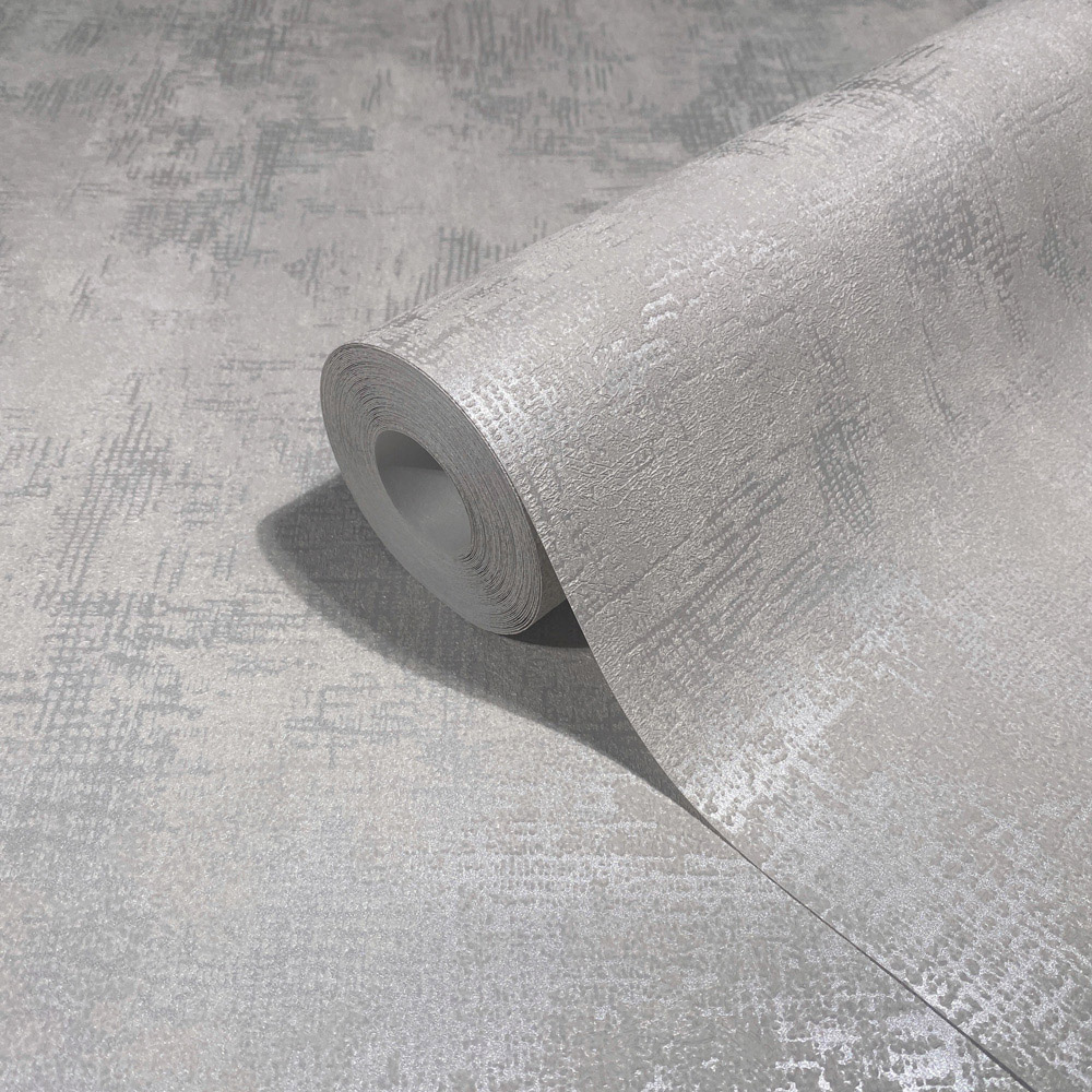 Galerie Industrial Effects Metallic Silver and Grey Wallpaper Image 2