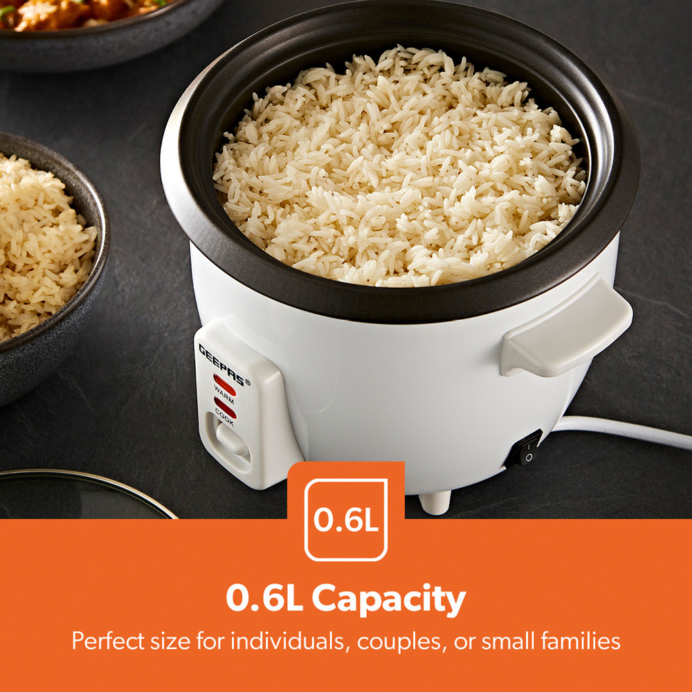 Geepas GRC35048UK 0.6L Electric Rice Cooker 300W Image 3