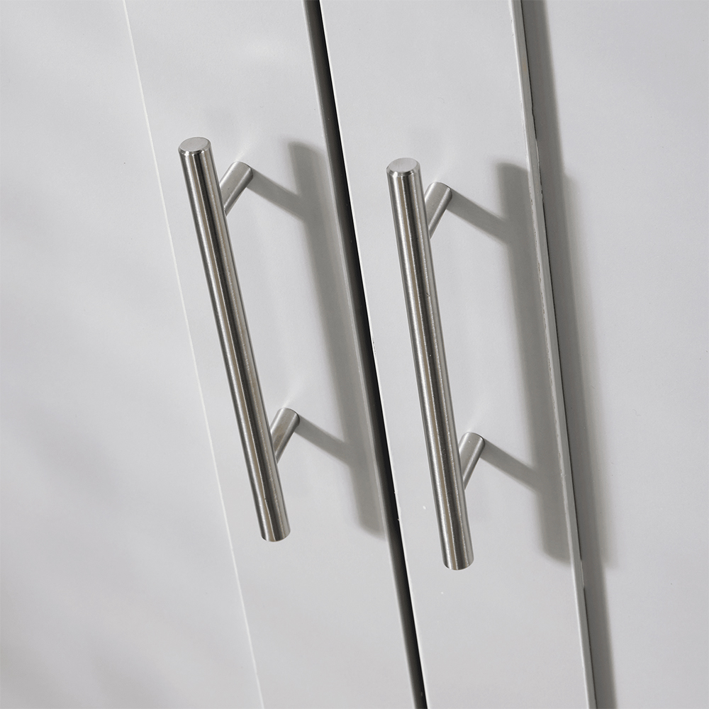 Home Source Camden 2 Door Grey Bedroom Wardrobe Image 4