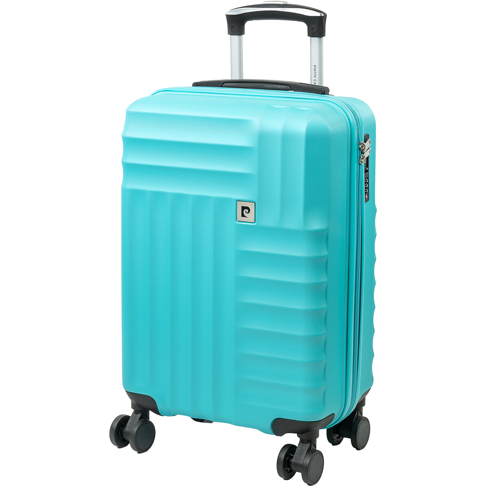 Pierre Cardin Small Blue Trolley Suitcase Image 1