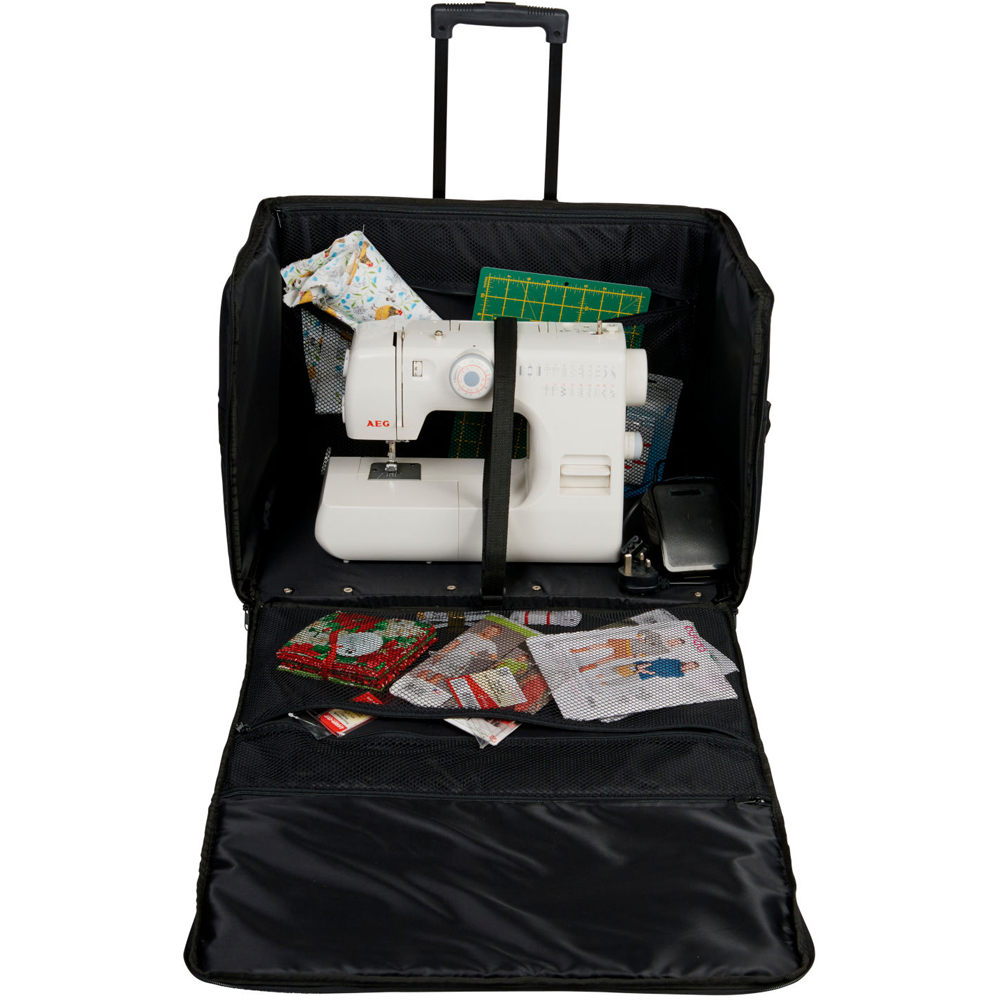 Sewing Online 006107-BLACK Black Sewing Machine Trolley Bag 60 x 42 x 30cm Image 5