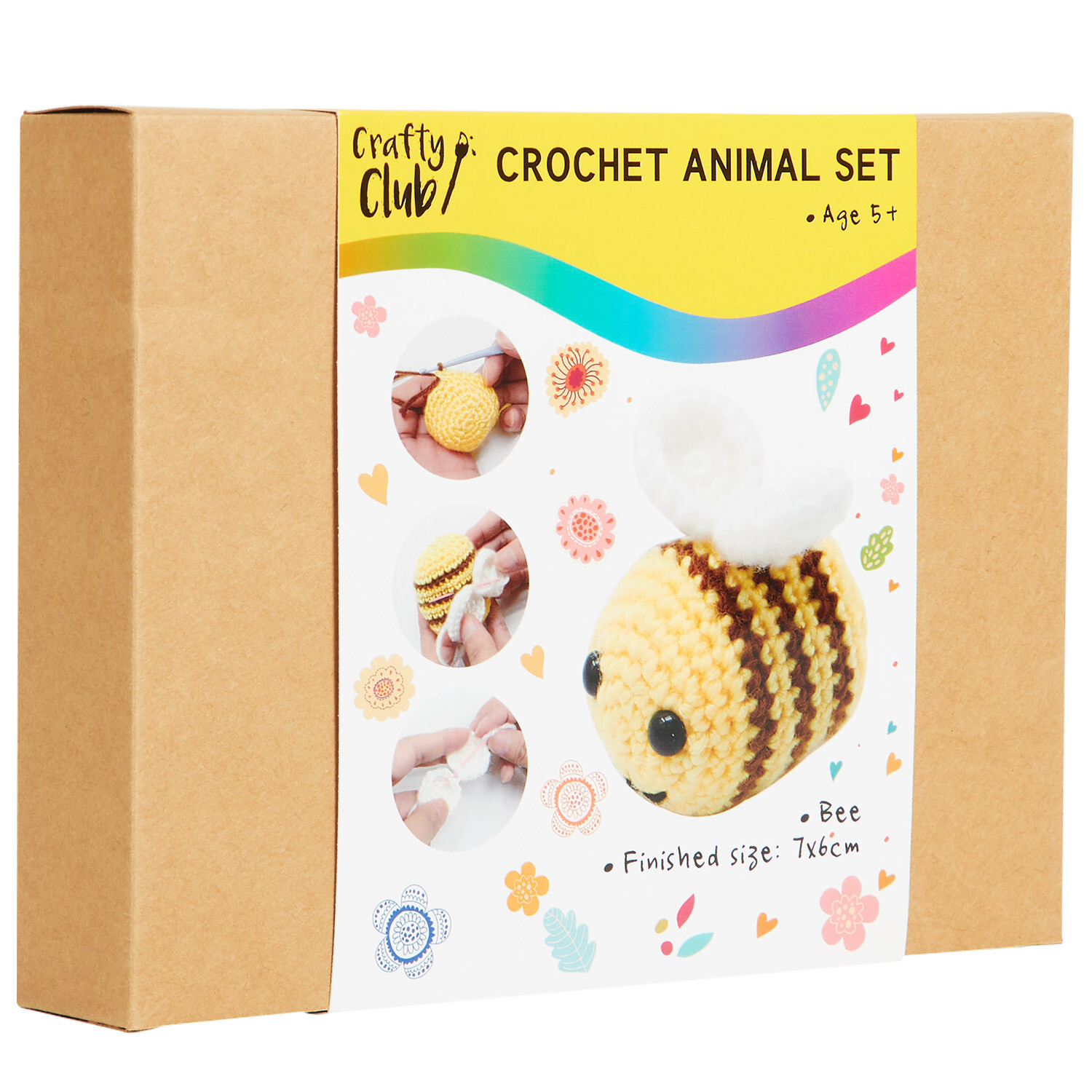 Crochet Animal Set - Multicolour Image 7