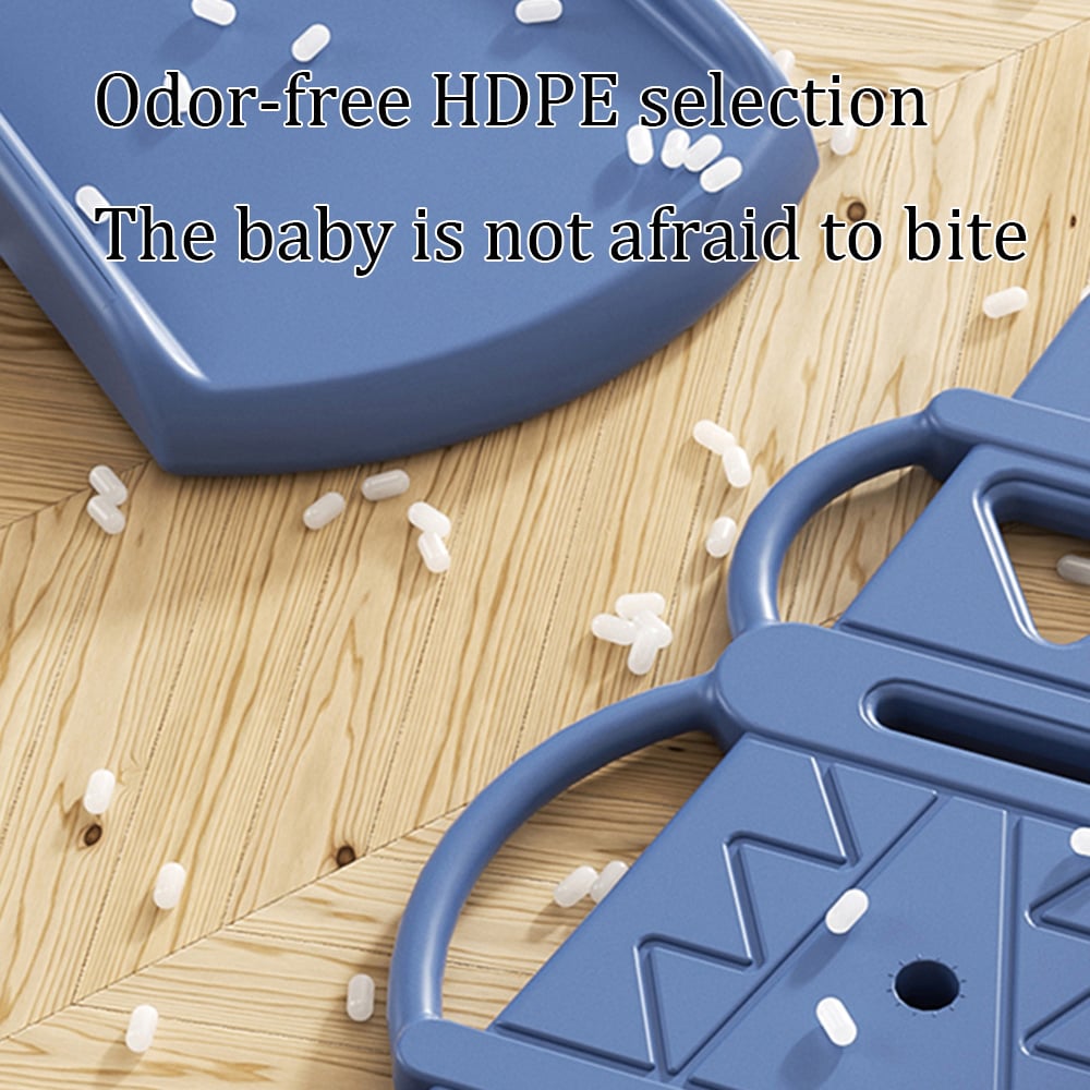 Living and Home Blue 3 in 1 Toddler Plastic Climber Slide and Swing Playset Image 6
