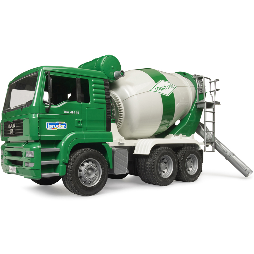 Bruder Kids MAN TGA Rapid Mix Cement Mixer Truck Playset Model Image 3