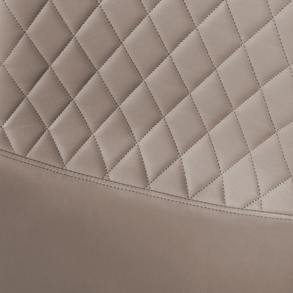 Furniturebox Tavolo Solara 6 Seater Dining Set Cappuccino and Gold Image 7