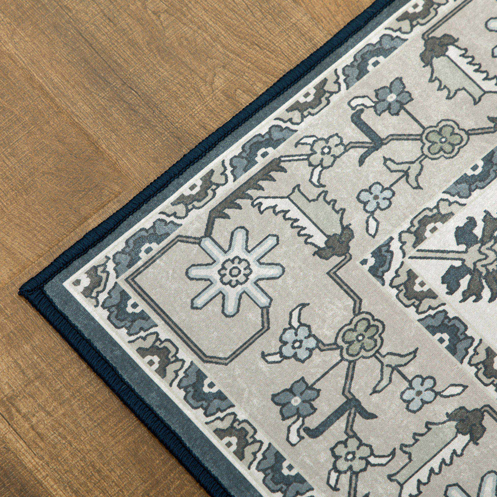 Portland Grey Vintage Rug 80 x 150cm | Wilko