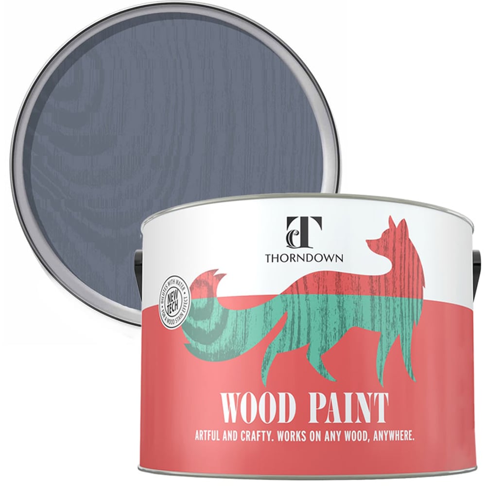 Thorndown Hartlake Blue Satin Wood Paint 2.5L Image 1