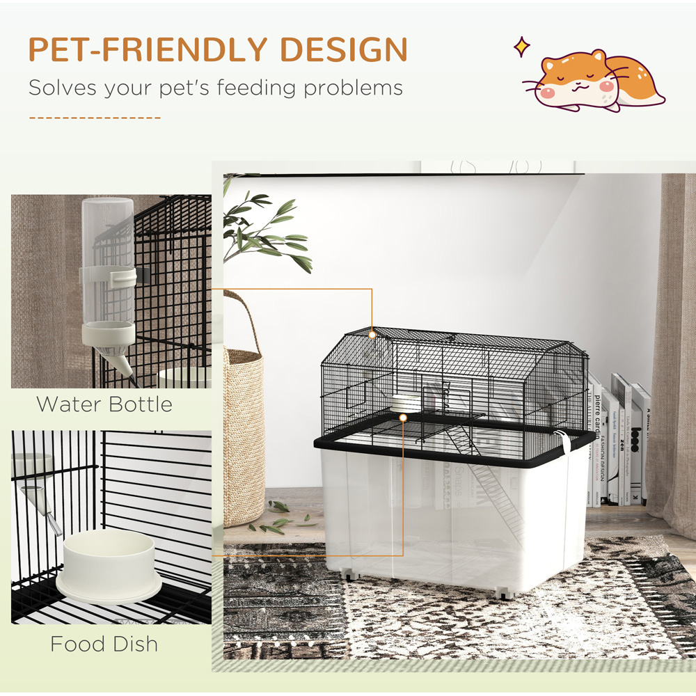 PawHut 2 Tier Hamster Cage Image 6