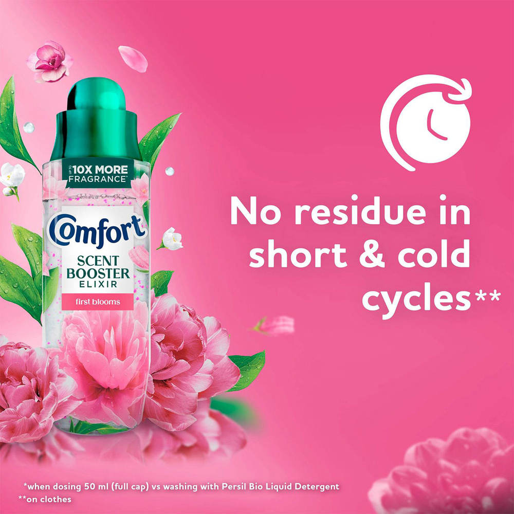 Persil Liquid Detergent with Comfort First Blooms Fabric Conditioner and Scent Booster Elixir Image 7
