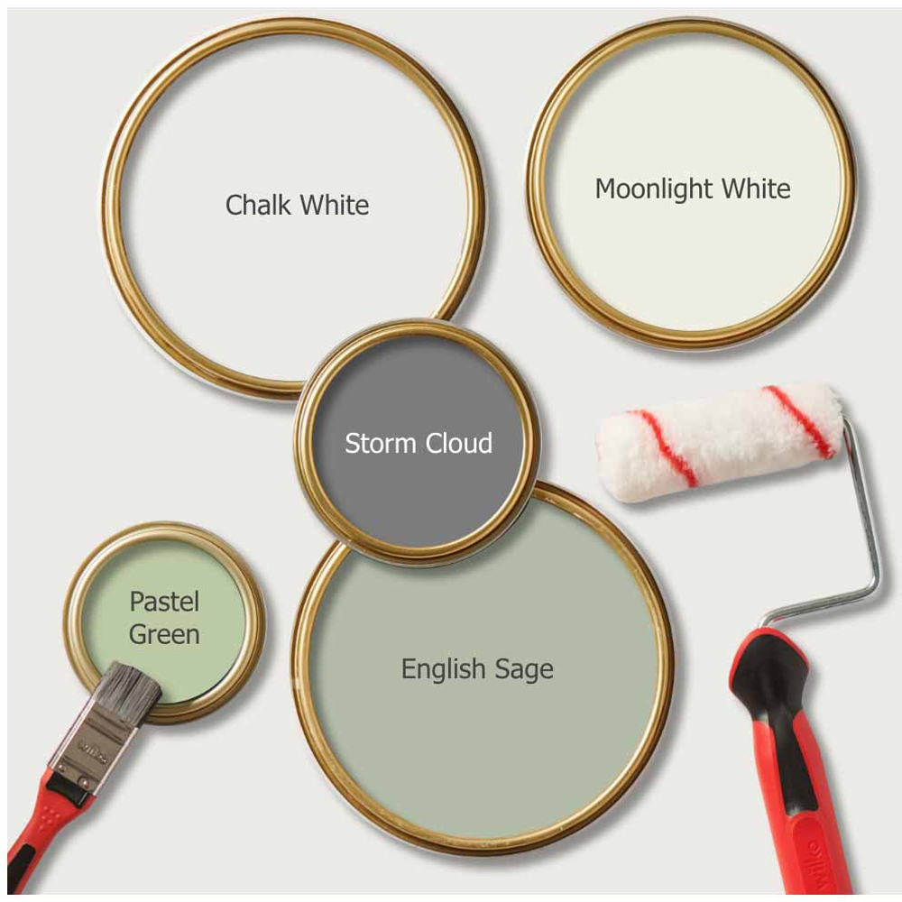 Wilko Quick One Coat Chalk White Matt Emulsion Paint 2.5L Image 6