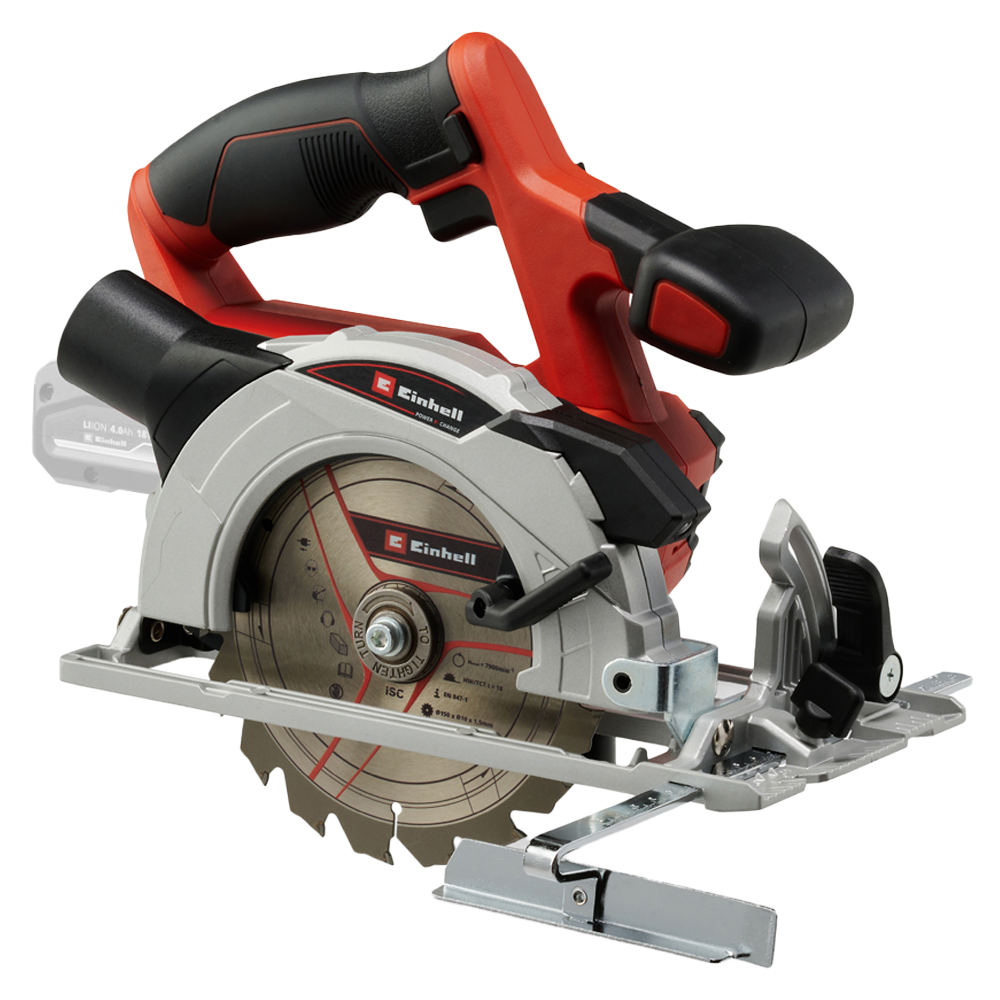 Einhell Power X-Change TE-CS 18/150 Li-Solo Cordless Circular Saw 150mm Image 1
