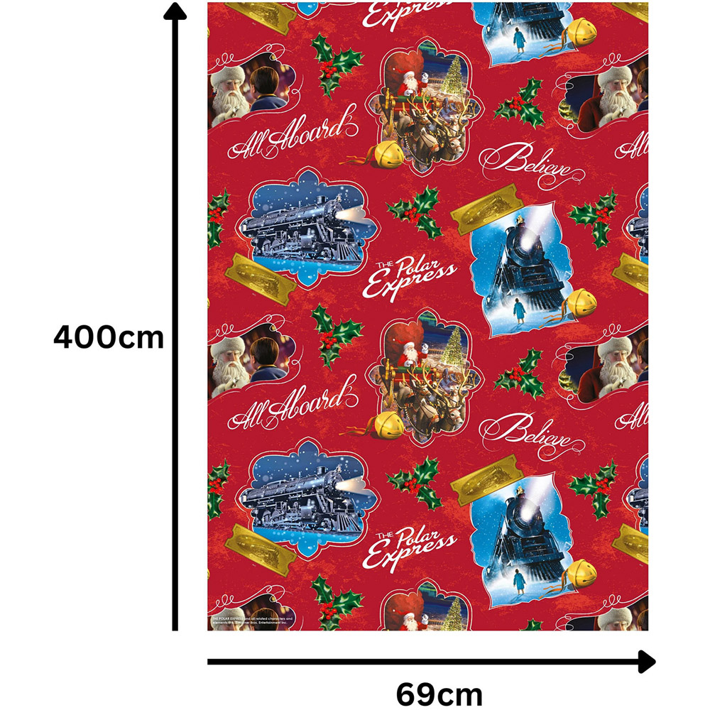 Polar Express Gift Wrapping Paper Image 5