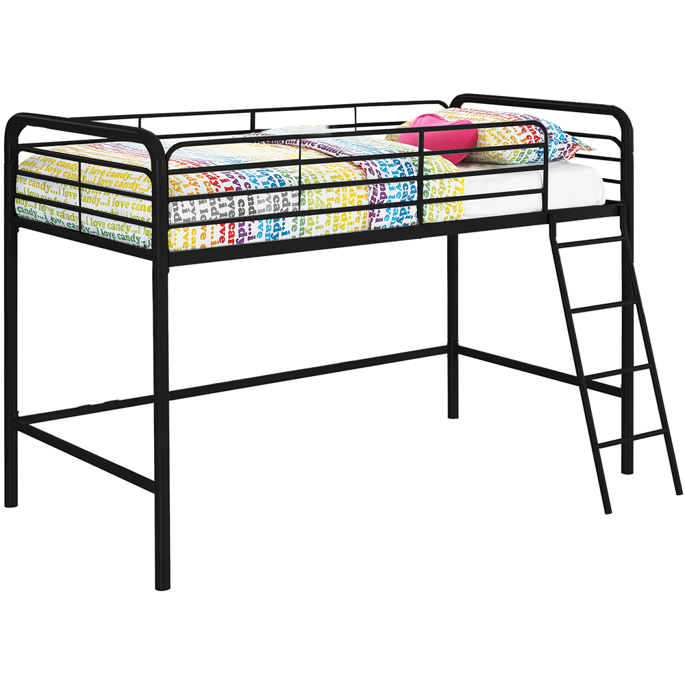 Dorel Single Black Midsleeper Bed Image 5