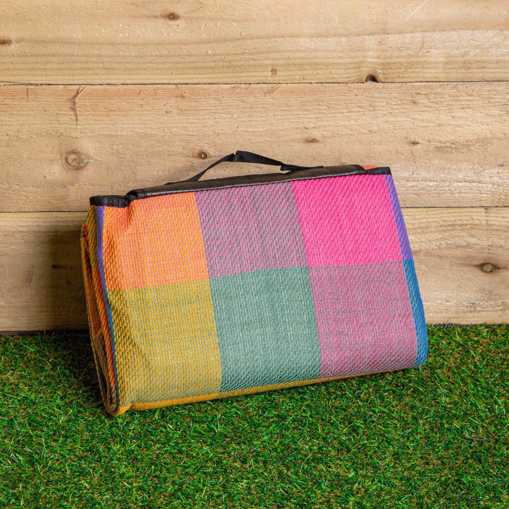 Samuel Alexander Travelling Waterproof Picnic Rug with Carry Handle 170 x 130cm Image 2