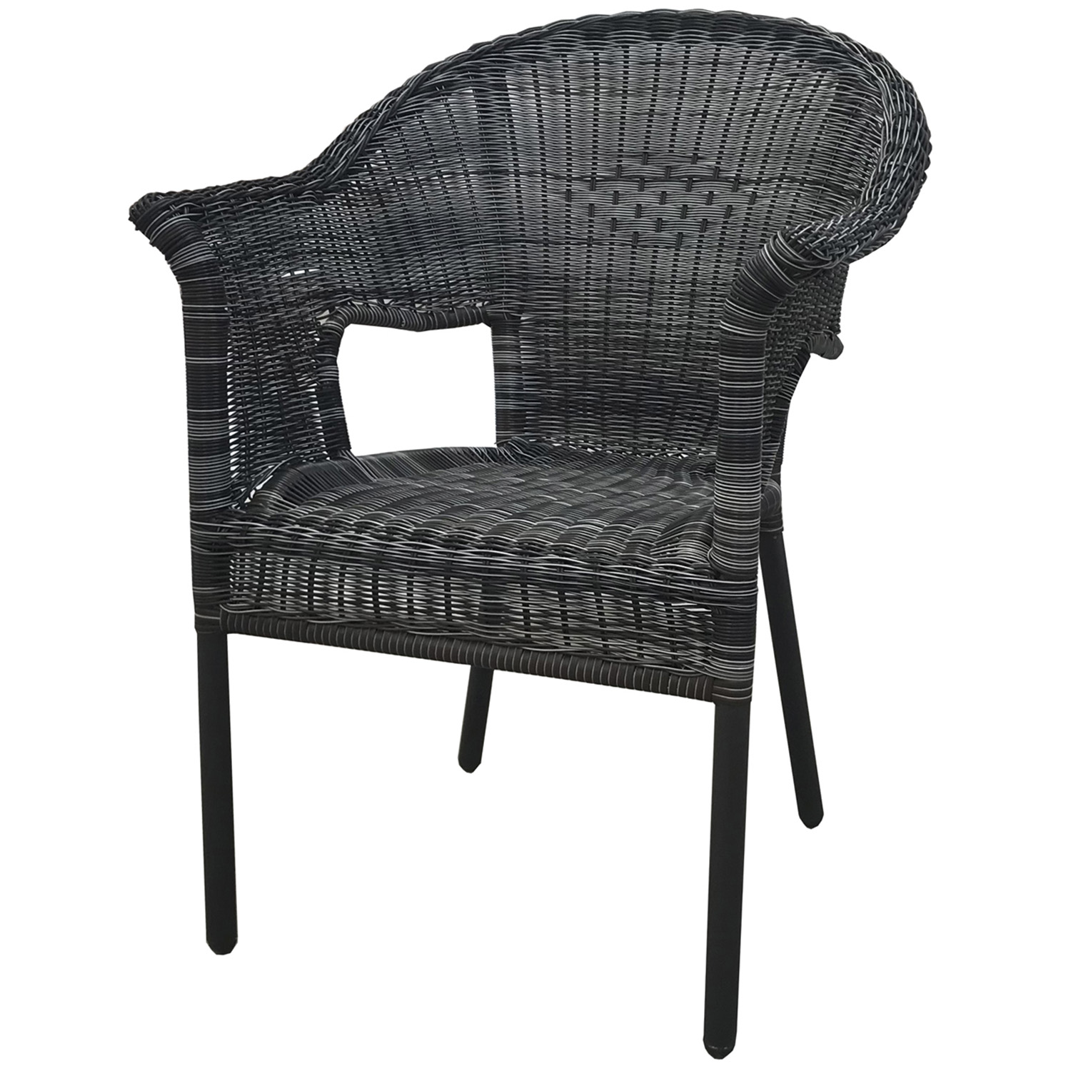 Malay Deluxe Outdoor Essentials Padstow Wicker Chair Image 2