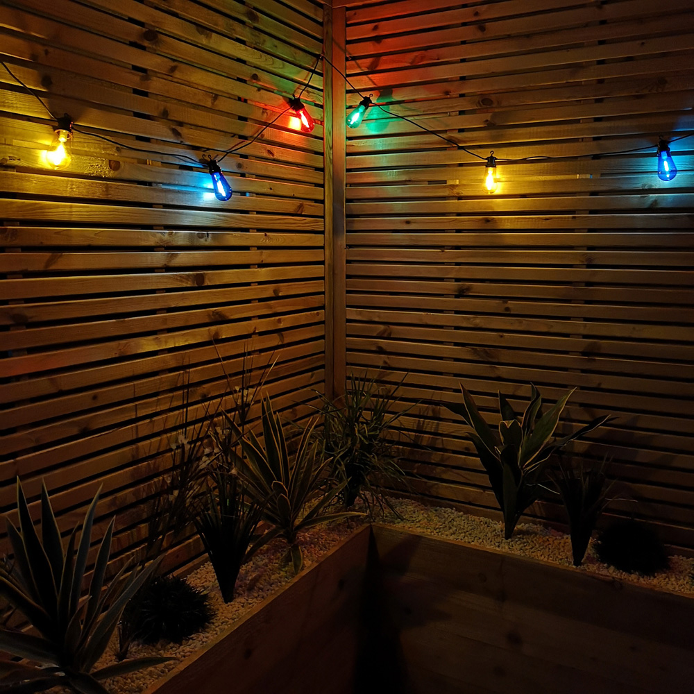 Samuel Alexander Multi Colour LED Connectable Christmas Festoon Lights 4.5m Image 6