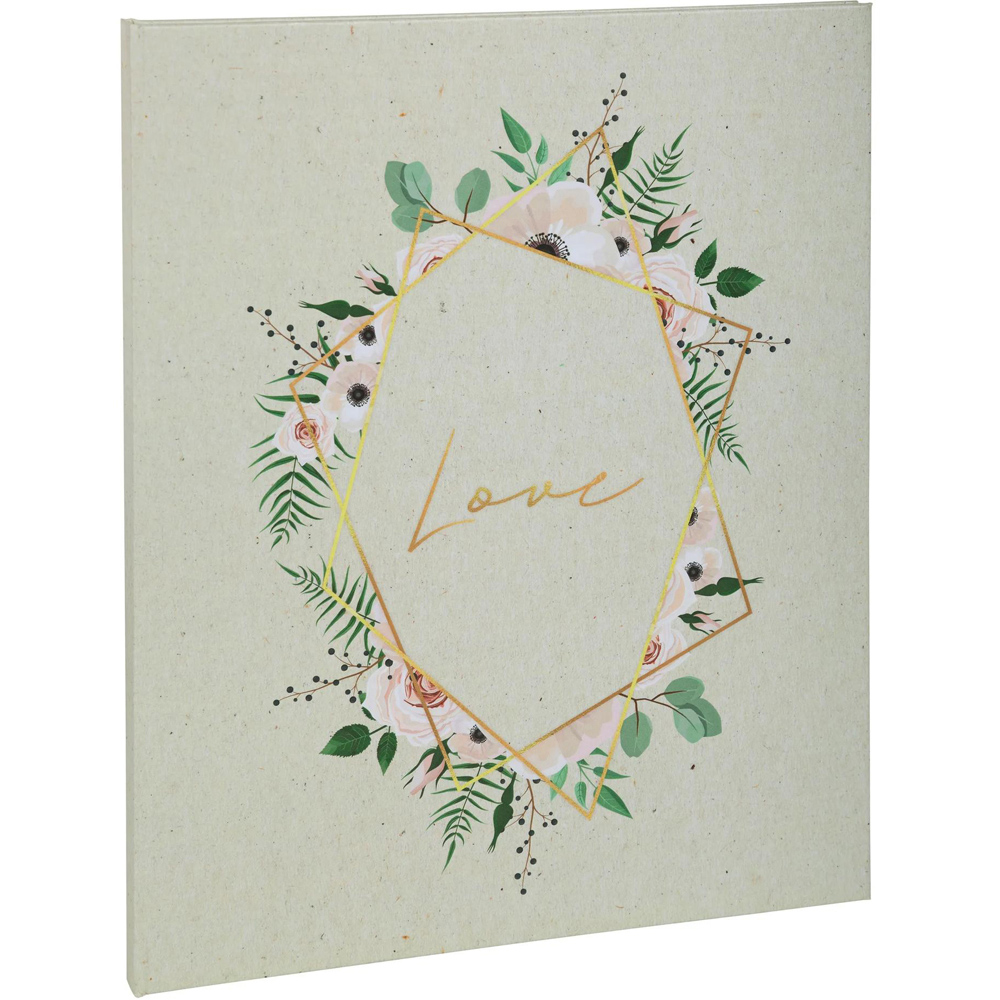 Exacompta Champetre Multicolour Floral Design Guest Book with Gold Edges 100 Pages Image 1