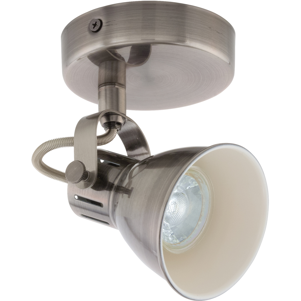 EGLO Seras Antique Nickel Circular Spotlight Image 1