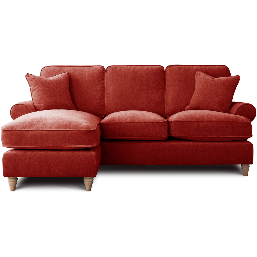 The Victoria 3 Seater Apricot Left Hand Chaise Sofa Image 2