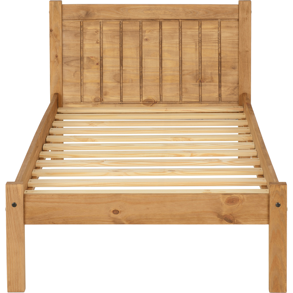 Seconique Maya Single Distressed Waxed Pine Bed Image 5