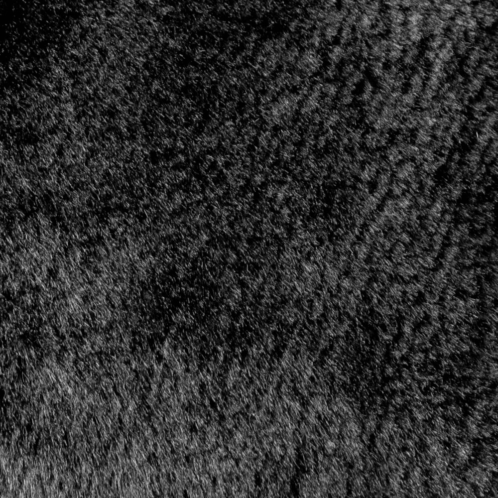 Furn Kallu Black Faux Fur Cushion 45 x 45cm Image 6