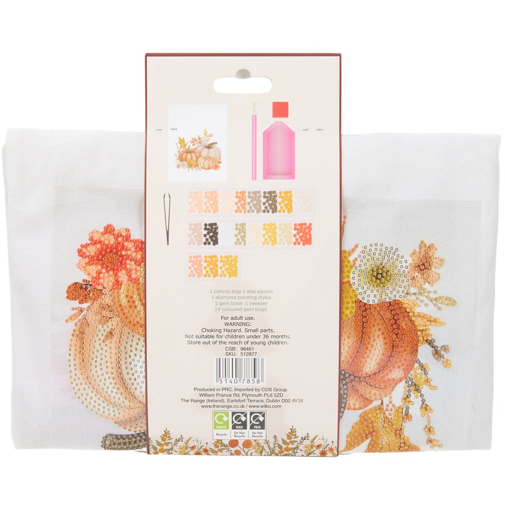 Autumn Pumpkin Diamond Painting Bag Image 4