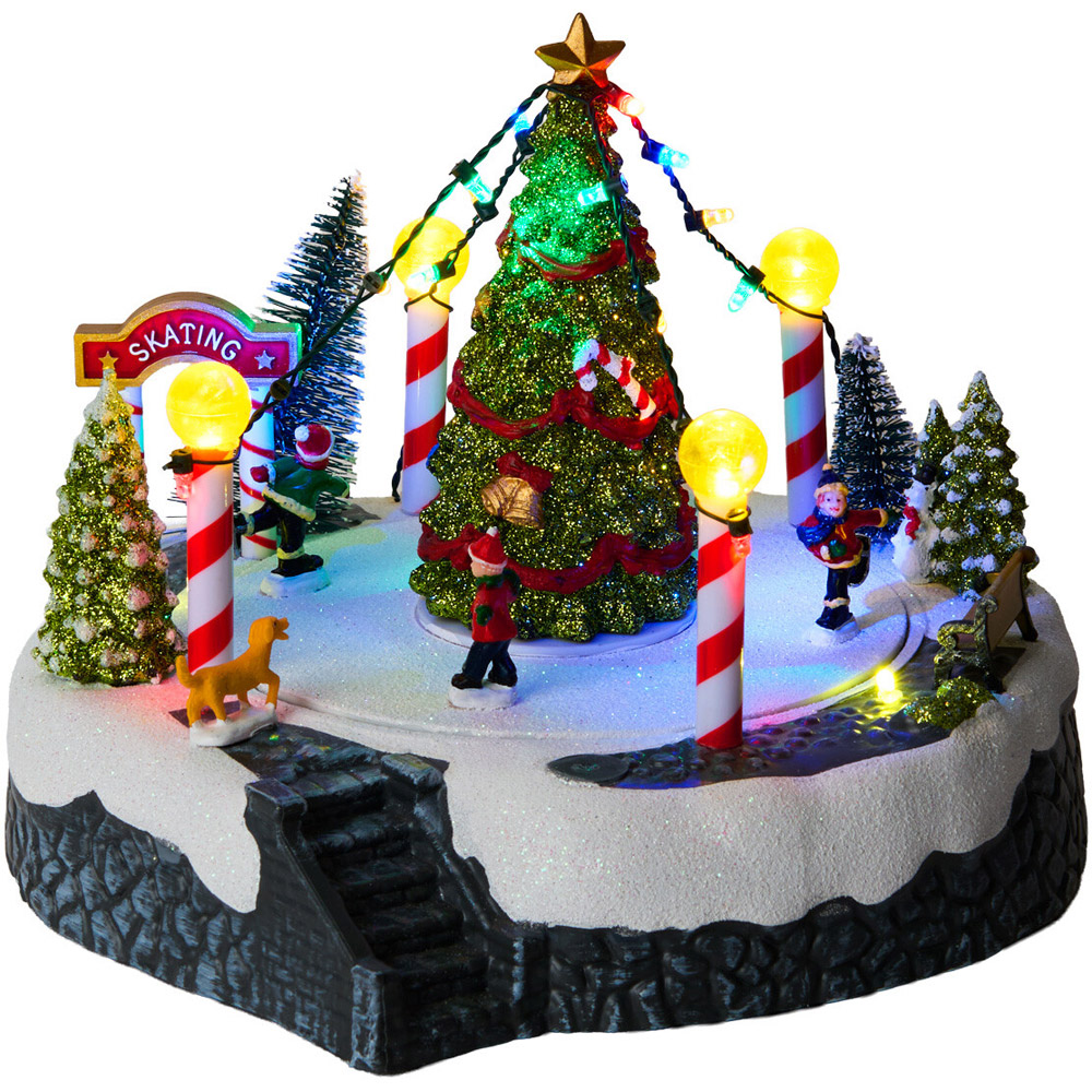 LED Christmas Tree Village Model Image 5