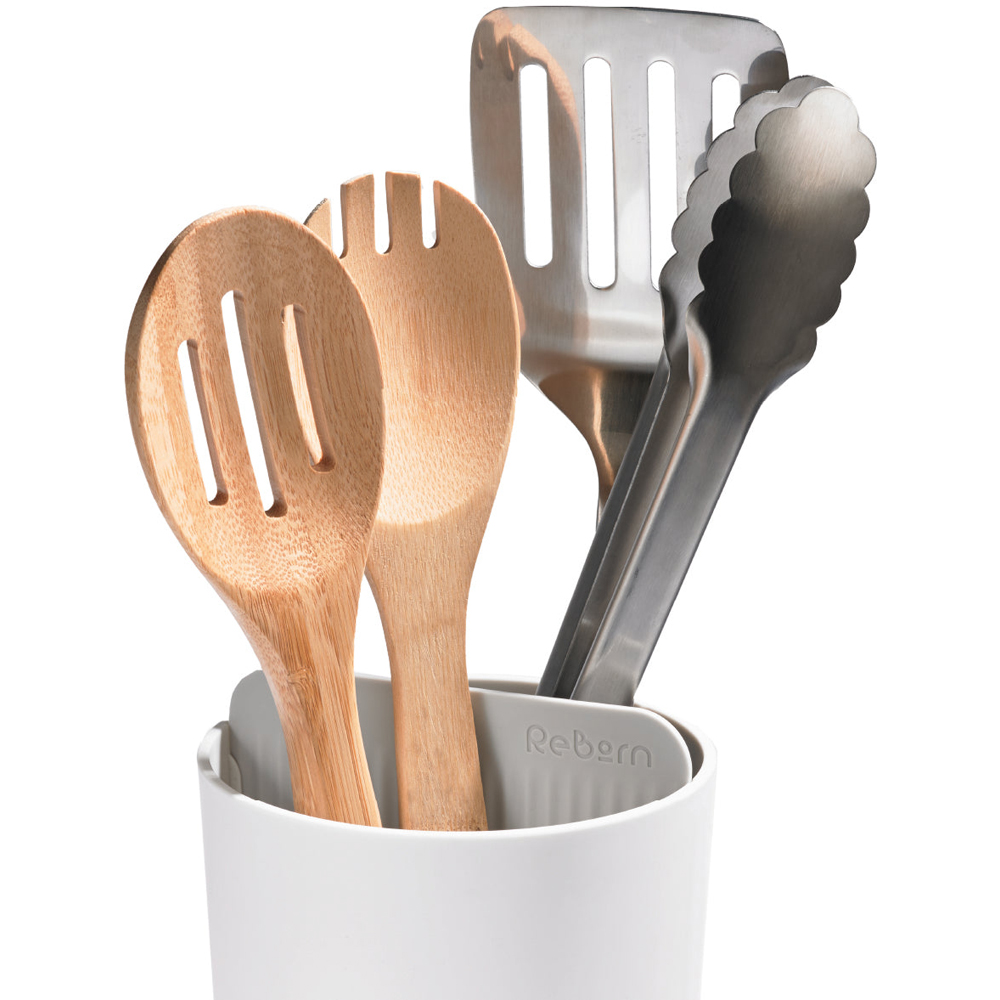 ReBorn Stone Effect Plastic Utensil Holder Image 4
